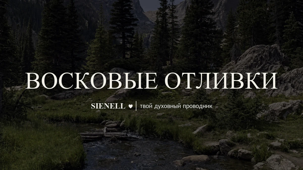 Восковые отливки